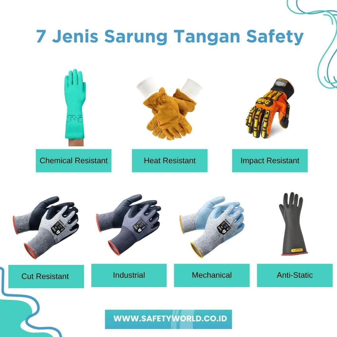 7 Jenis Sarung Tangan Safety